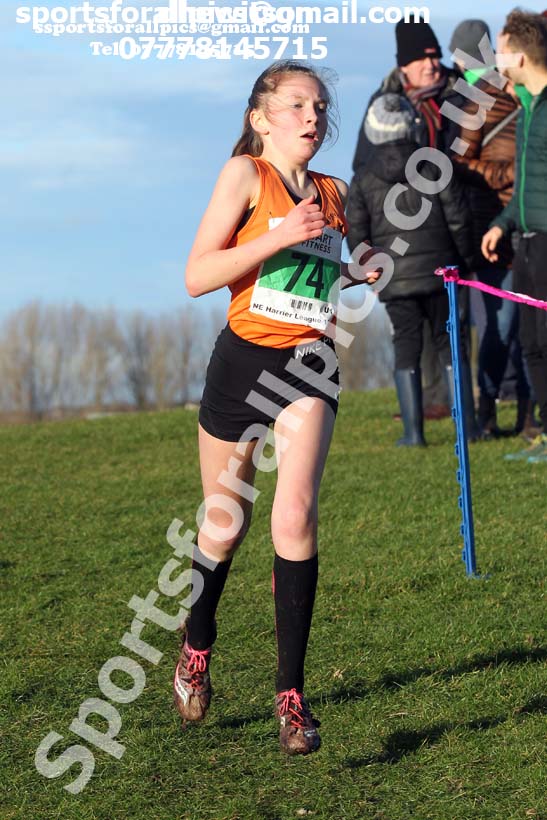 Girls under-13s Davison Shield, 2020 Sherman Cup/Davison Shield, Temple Park, South Shields.  Photo: David T. Hewitson/Sports for All Pics